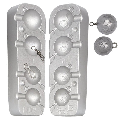 Ball Lead Mold Code 102 30-40-50-60g