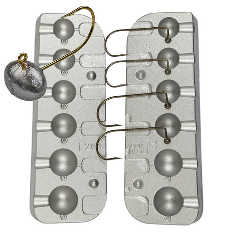 American Football Jig Lead Mold Code 201