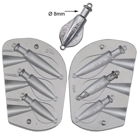 Octopus Lead Mold Code 190-40-60-80 g.