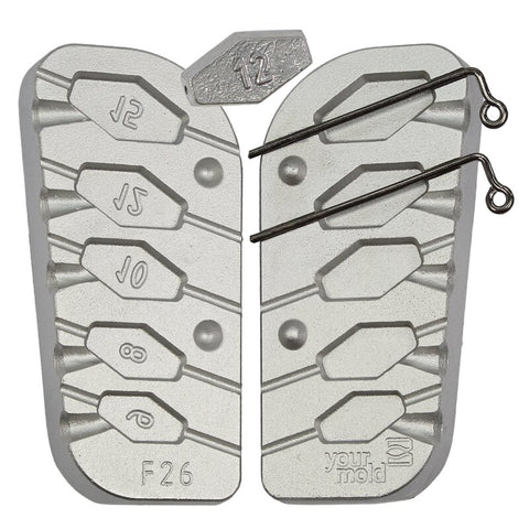 Sliding Lead Mold Code 026 6-8-10-12-15g