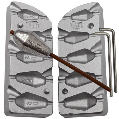 Hexagonal Lead Mold Code 030 20-30-40-50-60g