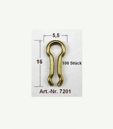 Brass Loops Size 1 Code 7201-100