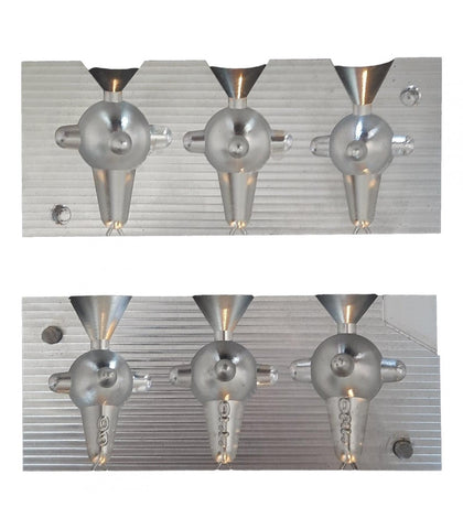 CNC Sounding Lead Mold Code C200 40-60-80 g