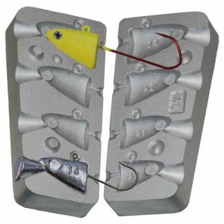 Jig Fish Head Mold Code 46 14-16-24-32 g.