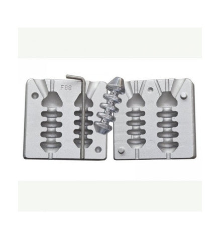 Lead Mold for Feeder Weight Pinecone Shape Code 088 60-80 g