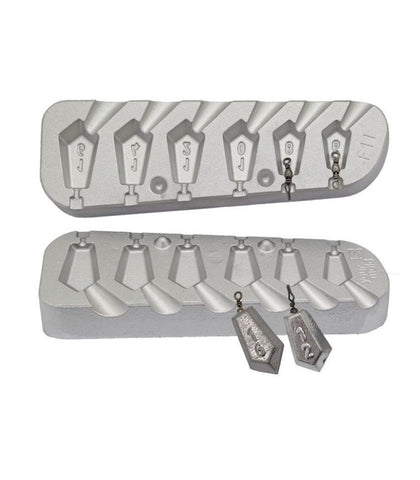 Drop-Shot Lead Mold Code 011V 6-8-10-12-14-16g