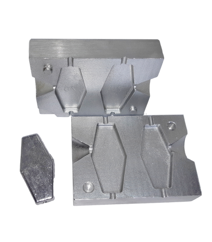 Hexagon Lead Mold Code 333 70/90g