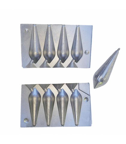 Long Cast Lead Mold Code 611 115/120/125/130g