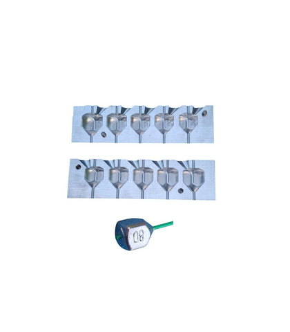 Lead Mold Square CNC Code C77  80/90/100/110/120g