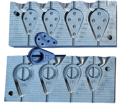 Adagoló-Grippa CNC öntőformák, kód: C66, 40/50/60/80 g