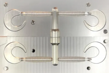 Silicone Lure Mold Twister CNC Code C025