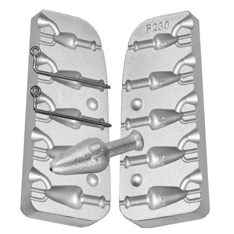 Sliding Lead Mold Code 230 6-8-10-12-14 g .