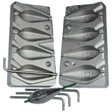 Hexagonal Lead Mold Code 069 70-80-90-100g