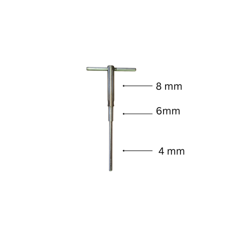 T-Bar 6/4 mm diameter
