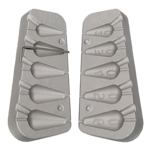 Csúszó ólomforma Kód: 115 20-30-40-50-60g