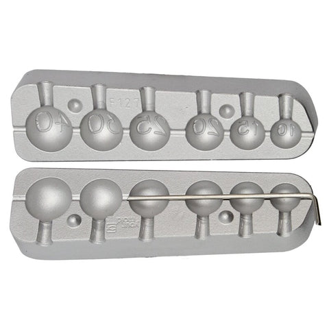 Csúszó golyós ólomforma Kód: 127 10-15-20-25-30-40g