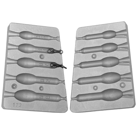 Drop-Shot Lead Mold Code 172 20-30-40-50-60g