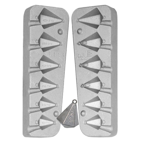 Fishing Lead Mold Code 219 10-12-15-20-25-30g