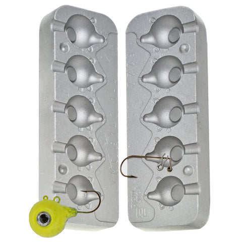 Fireball Jig Lead Mold Code 222 25-30-35-40-45 g.