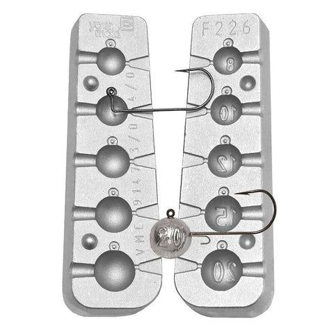 Jig Mold Thin Hooks 8-10-12-15-20g code 226
