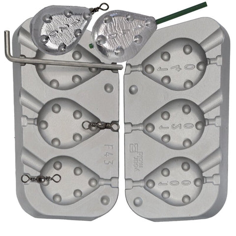 Оловен калъп Код 043 100-120-140гр