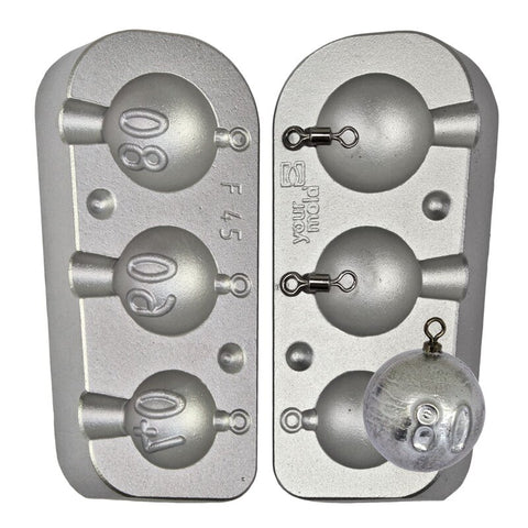 Ball Lead Mold Code 045 40-60-90g