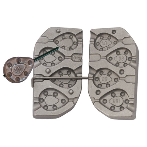 Csúszó ólomforma Cikkszám: 058 70-80-90-100g 