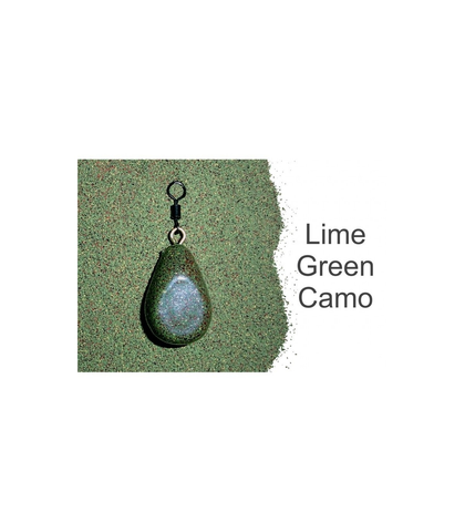 Lime Green Camo Lead Coating Powder