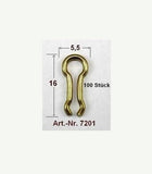 Brass Loops Size 1 Code 7201-100