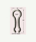 Brass Loops Size 3 Code 7207-100