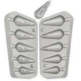 Fishing lead mold  20/30/40/5060 code 112