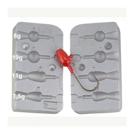 Jig Mold Thin Hooks code 151V 8-10-11-7.5g