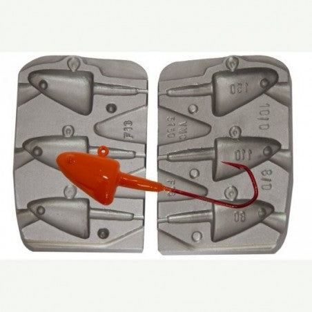 Jig Fish Head Mold code 016V 80-110-150g.