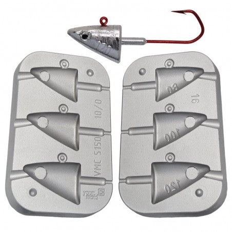 Jig Fish Head Mold Code 016 80-110-120 g.