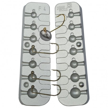 Oval Shape Jig Mold (Football jig) Code 004 2-11g.