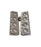Ball lead mold code 102V 30, 40, 60 and 75 grams.