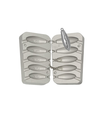 Torpedó ólomforma kód 109 40-50-60-70-80g