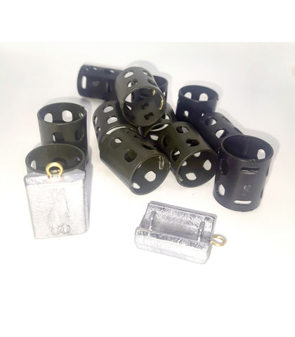 PVC feeder bait baskets 100 pcs.